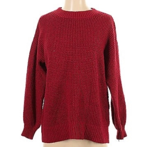 American Eagle Outfitters Sweaters - American Eagle Red Knit Sweater Size Small